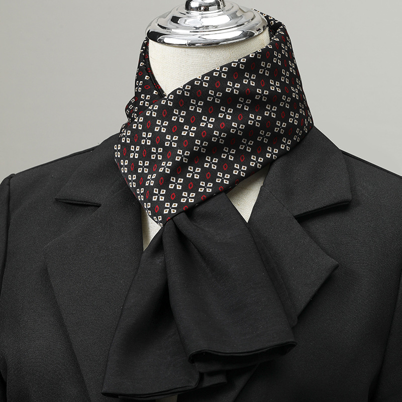 Silk Neck Scarf - Écharpe pour hommes Imitation soie cou