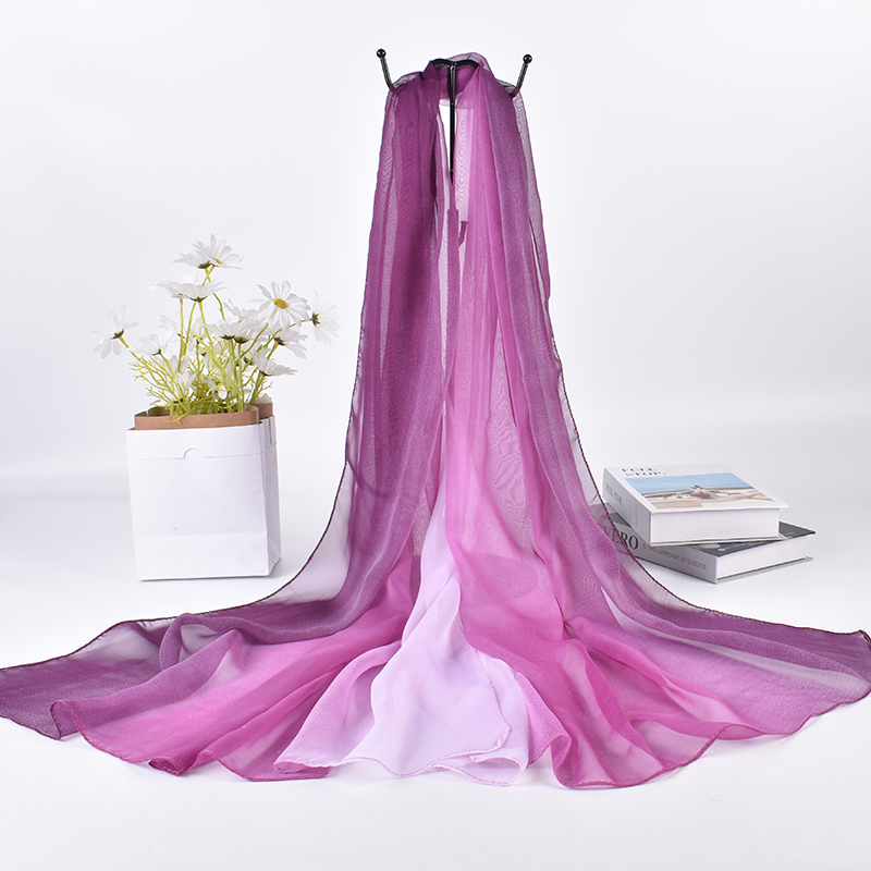 Écharpe longue en soie dégradé - Silk Neck Scarf avis et prix