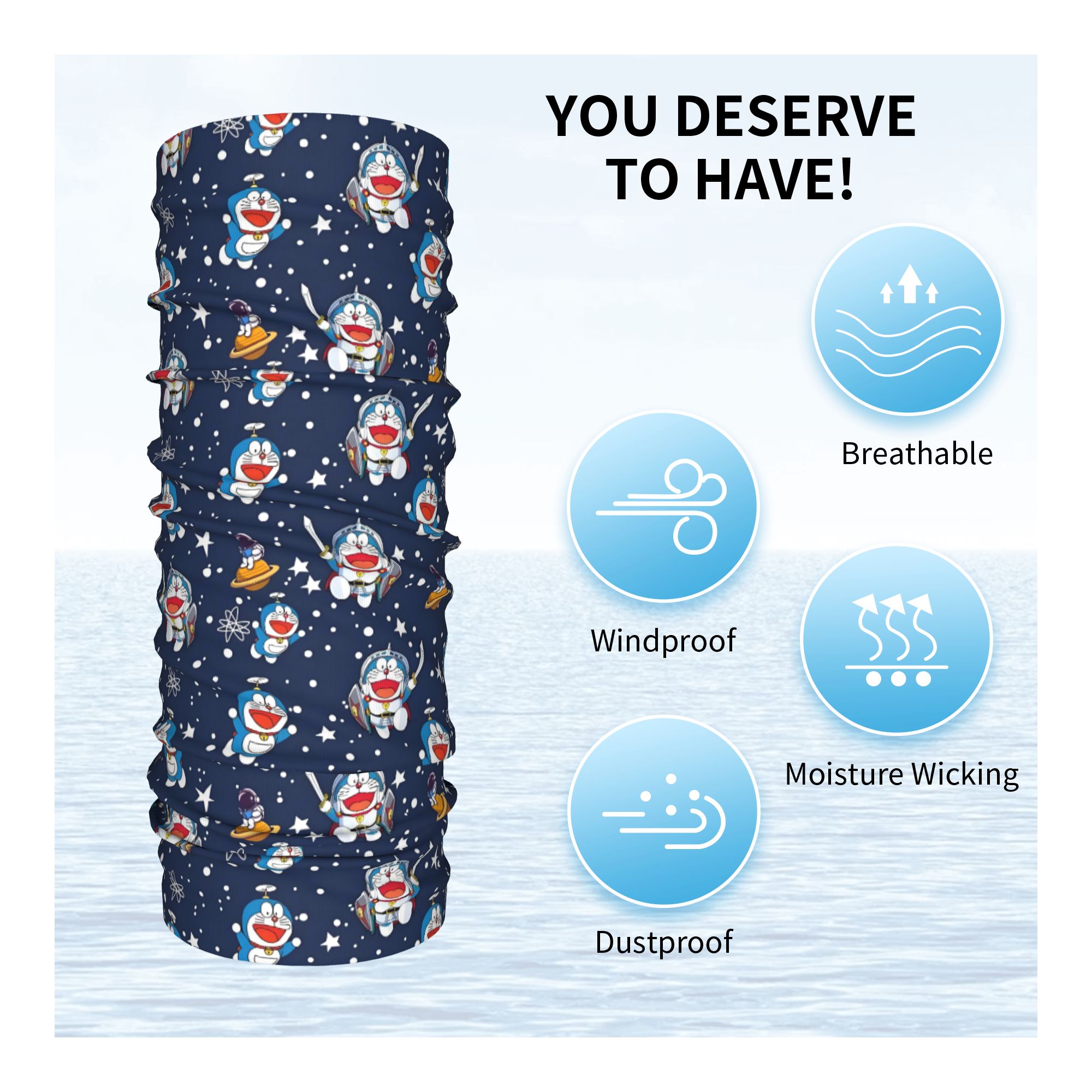 Cache-cou bandana personnalisé - Neck Warmer Tube avis et prix